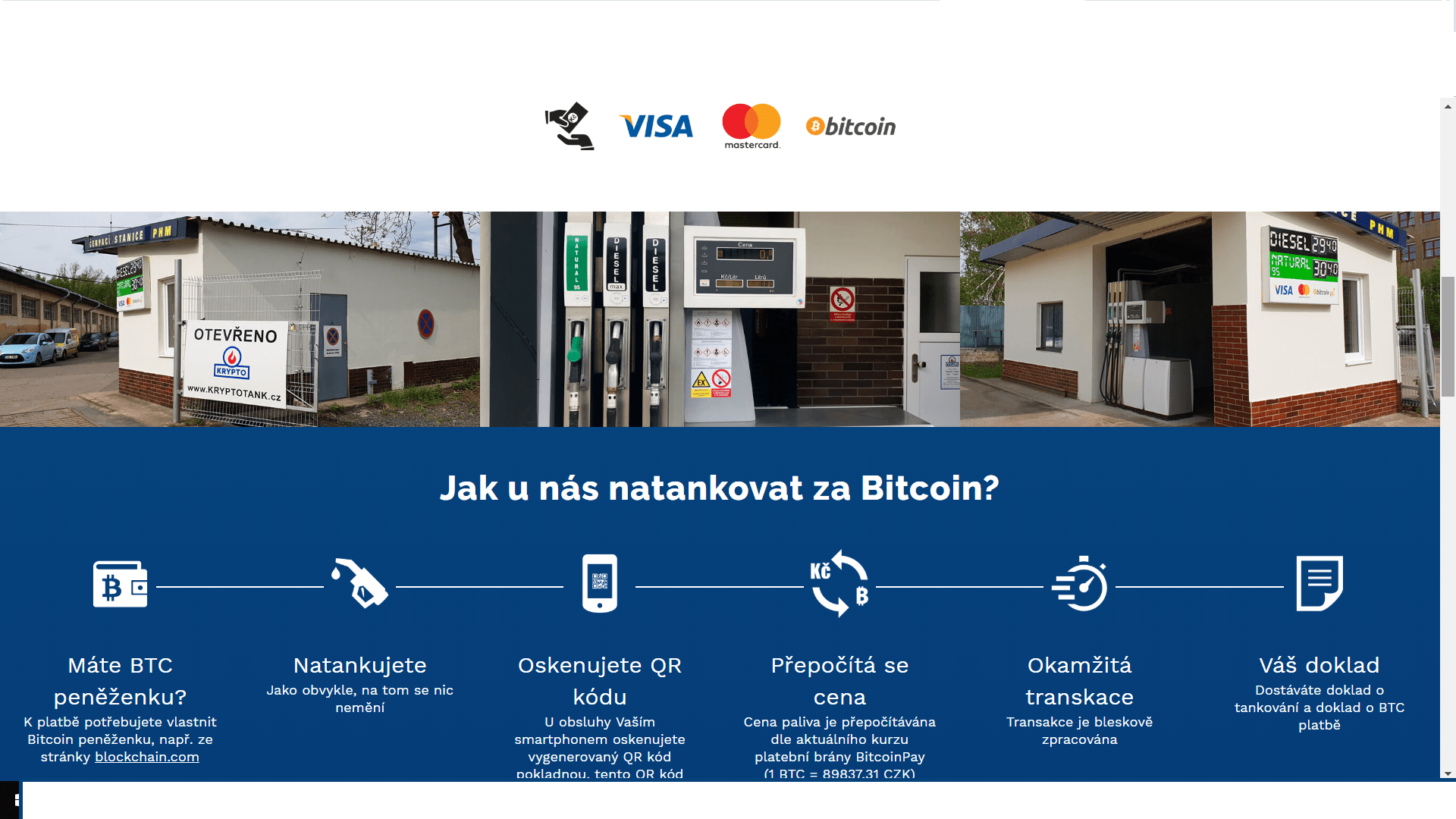 cerpaci stanice krypto platba bitcoinem