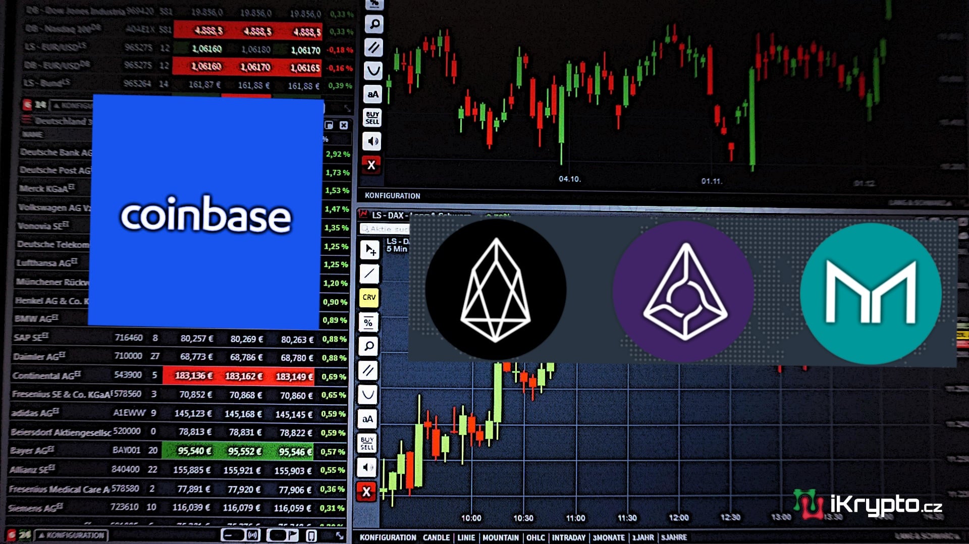 coinbase zalistoval eos agur maker